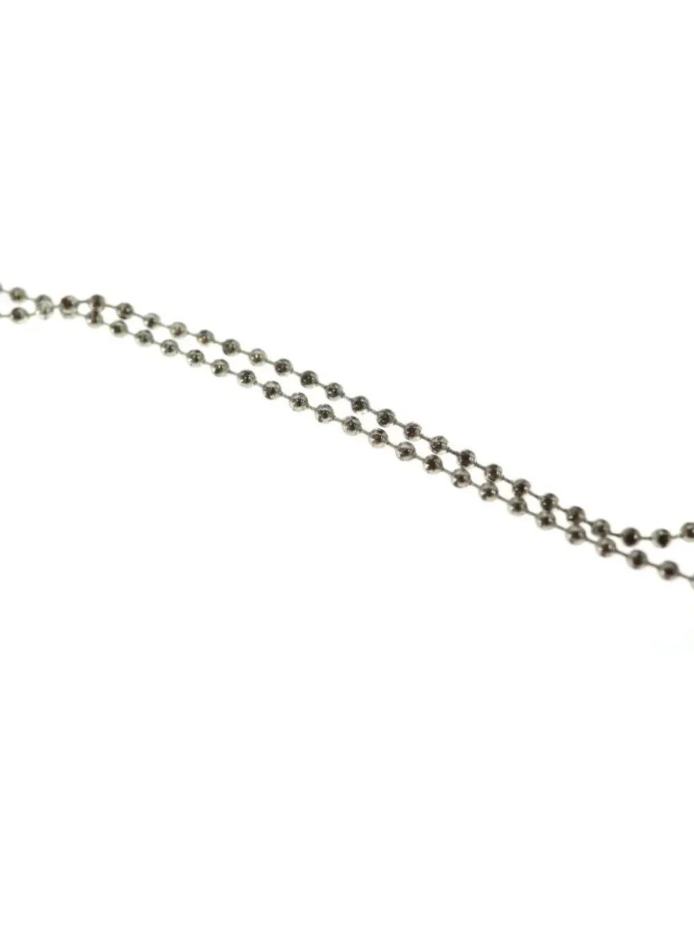Chrome Hearts Rubber CH Small CH Cross Necklace Silicone Clear